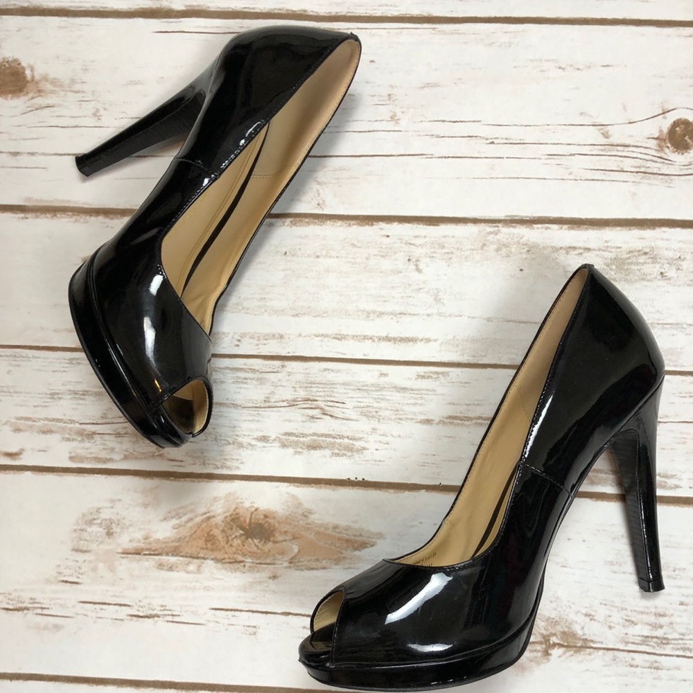 Cole Haan Nike Air Patent Leather Sz 8.5 4in heels